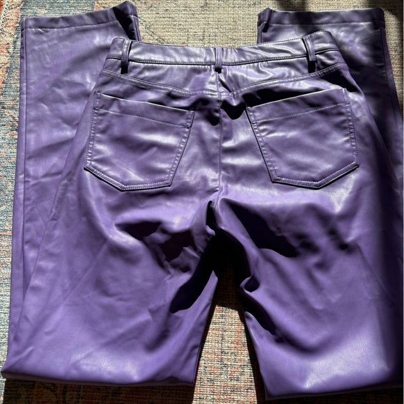 🔥ZARA FAUX LEATHER PANTS - Picture 7 of 10